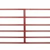 Tarter 6 Bar 8' Red Tube Gate - 6ER8 - Panels & Gates