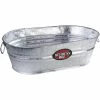 Behrens Hot Dipped Steel Oval Tub & Planter, 5.5 Gallon - 0-OV - Decorative Planters