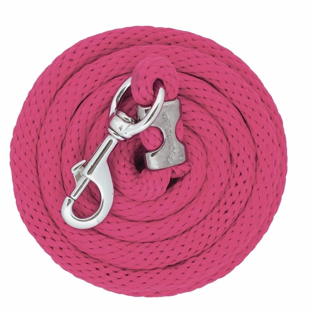 Weaver Leather Poly Lead Rope with Chrome Brass Snap - Blush - 35-2101-S43 - Leads, Lunge Lines & Whips 4 Weaver Leather Poly Lead Rope with Chrome Brass Snap - Blush - 35-2101-S43 - Leads, Lunge Lines & Whips - Image 2