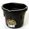 Little Giant Miller Mfg 8 Quart Rubber Flat Back Pail - DF8FB - Livestock Supplies
