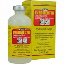 Durvet Ivermectin 1% Inj 50 mL - 065848 - Livestock Health