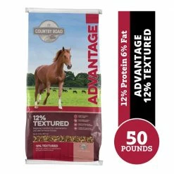 Country Road Advantage 12% Textured Horse Feed, 50 lb. Bag