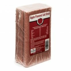 Manna Pro Apple Flavored Salt Brick 4 lb. - 1000671 - Livestock Feed Supplements