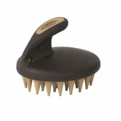 Weaver Leather Palm-Held Coarse Curry with Large Pointed Rubber Bristles Mint/Gray 65-2058-C1 - Horse Equipment