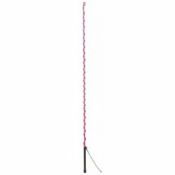 Weaver Leather Lunge Whip with Rubber Handle and 11 Inch Popper - Pink Fusion - 65-5107-PK - Leads, Lunge Lines & Whips