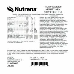 Nutrena NatureWise® Hearty Hen 18% Protein Pellet Feed, 40 lb. Bag - Chicken Feed -Livestock Online Store 991f9b3945ccc6270f2513afad6e971e98ea23c6 4679080