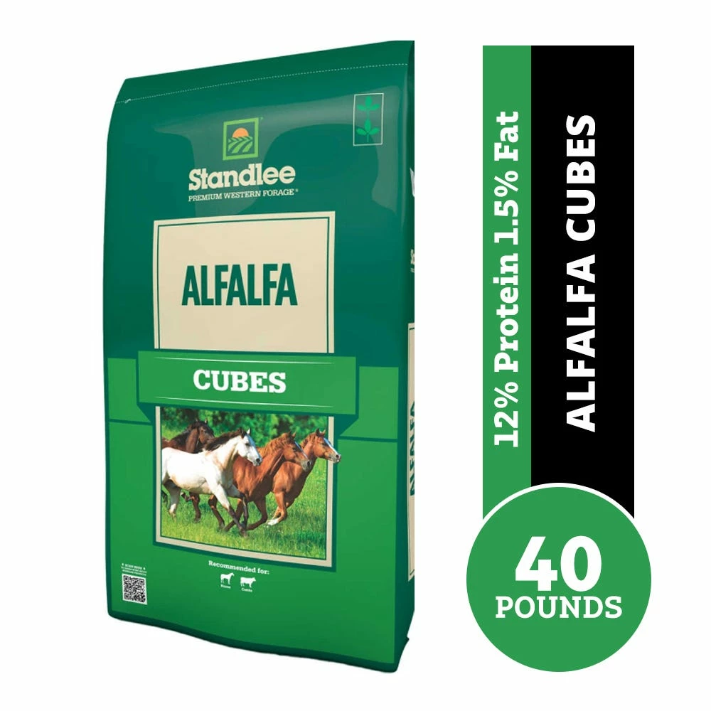Standlee Premium Western Forage Standlee Western Forage Premium Alfalfa Cubes, 40 lb. Bag 3 Standlee Premium Western Forage Standlee Western Forage Premium Alfalfa Cubes, 40 lb. Bag