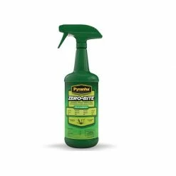 MWI Animal Health Pyranha Zero Bite Fly Spray, Quart 054588 - Livestock Health