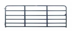 Tarter 12' 6 Bar Tube Gate, Blue - 6EB12 - Panels & Gates