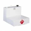 Delta 52 Gallon L Shaped Steel Liquid Transfer Tanks White 482000 - Livestock Equipment