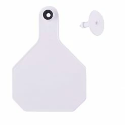 All American Ear Tag Set Blank White 4 Star - 7901000 - Livestock Supplies