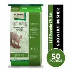Nutrena Country Feeds® Grower/Finisher Pig Feed 16% Pellet, 50 lb. Bag