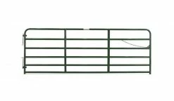 Tarter 12' 6 Bar Extra Heavy Duty Bull Gate, Green - 2GG12 - Panels & Gates