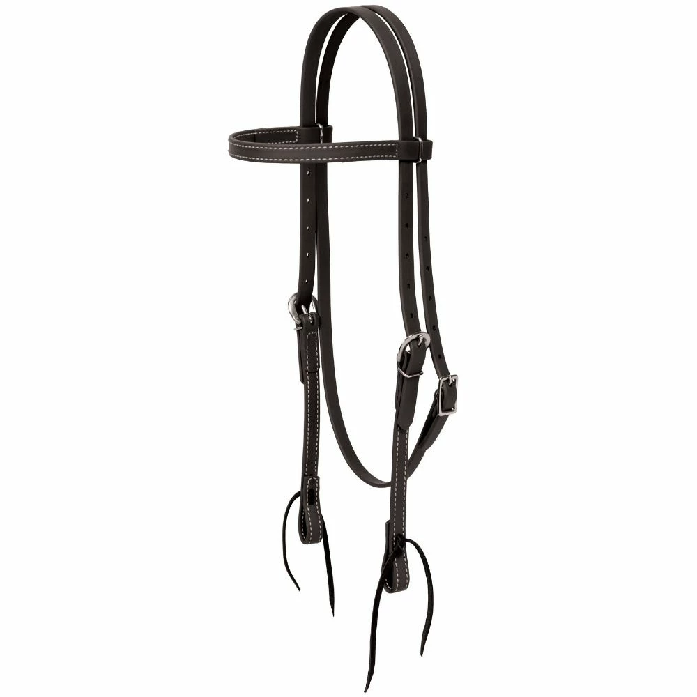 Weaver Leather Brahma Webb® Browband Headstall - Black - 35-1999-BK - Livestock Supplies 4 Weaver Leather Brahma Webb® Browband Headstall - Black - 35-1999-BK - Livestock Supplies - Image 2