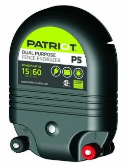 Patriot P5 Dual-Purpose Fence Energizer - 803401 - Electric Fencing