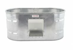 Tarter 2' x 2' Oval Stock Tank with Drinker - WTD224 - Waterers