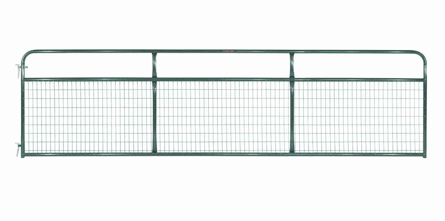 Tarter 16' 2 x 4 Wire Filled Gate, Green - WFGG16 - Gates & Corrals 3 Tarter 16' 2 x 4 Wire Filled Gate, Green - WFGG16 - Gates & Corrals