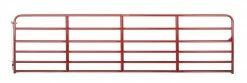 Tarter 6 Bar 16' Red Tube Gate - 6ER16 - Panels & Gates