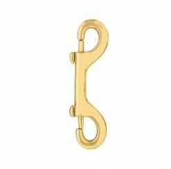Weaver Leather Number 163 Double Ended Snap - Solid Brass - 4 - 1/2 Inch - BC00163-SB-41/2 - Designer Hardware