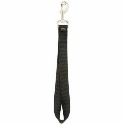 Weaver Leather Livestock Goat Lead with 12 Inch Loop - 14 Inch Overall Length - Black - 35-7096-BK - Goat Collars & Leads