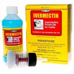 Durvet Ivermectin Pour On 250 mL - 053140 - Livestock Health
