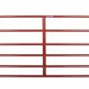 Tarter 6 Bar 10' Red Tube Gate - 6ER10 - Panels & Gates