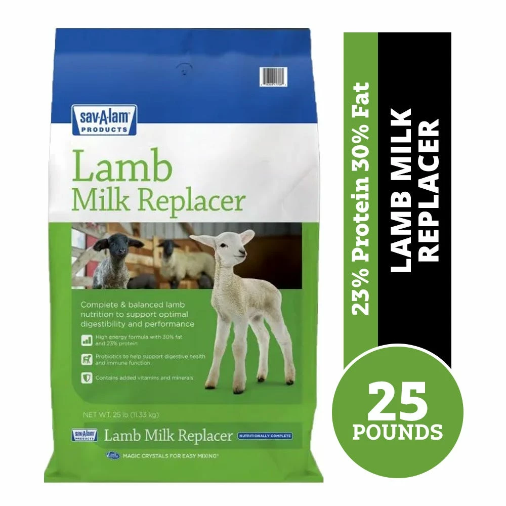 Sav-A-Lam Milk Replacer for Lambs, 25 lb. Bag - Sheep & Goat Feed 3 Sav-A-Lam Milk Replacer for Lambs, 25 lb. Bag - Sheep & Goat Feed