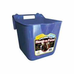 Little Giant 15 Quart Hook Over Economy Feeder, Blue - HF15BLUE - Livestock Supplies
