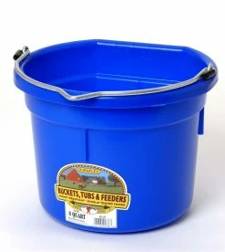 Various Brands 8 Quart Blue Flat Back Bucket - Livestock Supplies 7 Various Brands 8 Quart Blue Flat Back Bucket - Livestock Supplies -Livestock Online Store cafafe67a45ab0a3779cd5e2e7a99869d599c7cd 3220654 3220654 image 3220654