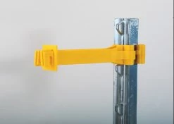 Dare Yellow Insulator Extender T Post 15 pack SNUG-X5TP-15 - Electric Fencing