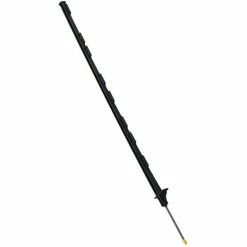 Various Brands 4 Foot Black Poly Step In Electric Fence Post - 10004301 - Electric Fencing