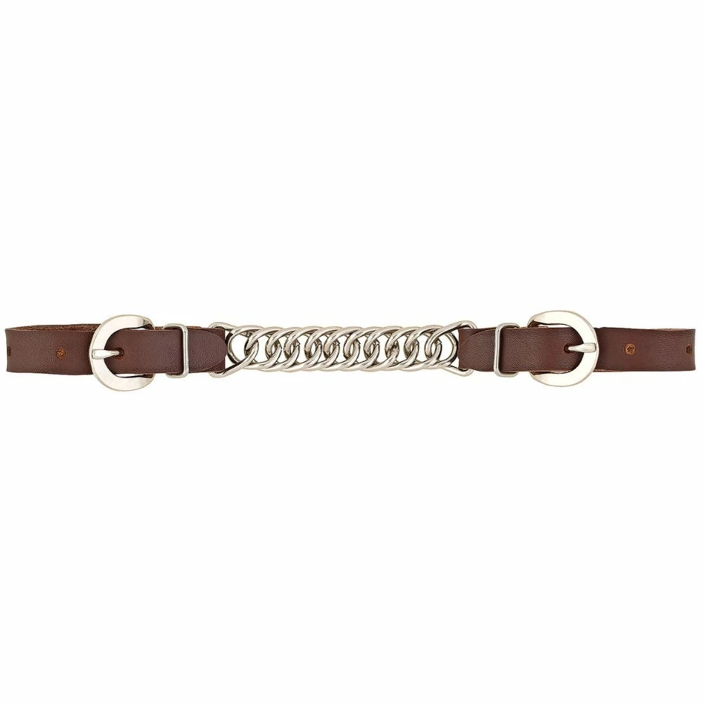 Weaver Leather Working Cowboy 4-1/2 Inch Single Link Chain Curb Strap - 30-1281 - Bits & Curb Straps 3 Weaver Leather Working Cowboy 4-1/2 Inch Single Link Chain Curb Strap - 30-1281 - Bits & Curb Straps