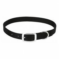 Weaver Leather Livestock Goat Collar - Black - 3/4 Inch x 22 Inch - 24 Inch - Medium - 35-7091-BK - Goat Collars & Leads