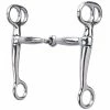 Weaver Leather Tom Thumb Snaffle Bit with 5 Inch Mouth - Nickel Plated - CA-2110 - Bits & Curb Straps