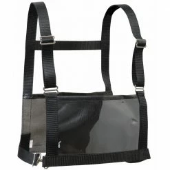 Weaver Leather Livestock Exhibitor Number Harness - Black - Medium/Large - Adult - 35-8102-BK - Show Number & Comb Holders