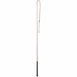 Weaver Leather Livestock Stock Whip with Rubber Handle and 8 Inch Popper - Red/White - 65-5101-RD/WH - Leads, Lunge Lines & Whips