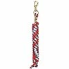 Weaver Leather Poly Lead Rope with a Solid Brass 225 Snap - White/Navy/Red - 35-2100-Q3 - Leads, Lunge Lines & Whips -Livestock Online Store d77436523e7ee9670d3bbdd92bb8ad3650845038 67504947 67504947 image 35 2100 q3