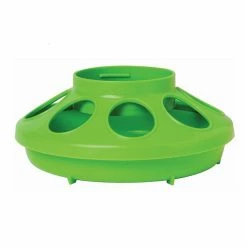 Little Giant Poultry Feeder Base, 1 Quart - 806APPLEGREEN - Livestock Supplies