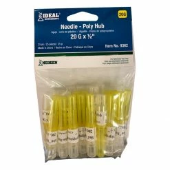 Ideal Poly Hub Needle 20G x 1/2 inch 25 pk 9362 - Livestock Health