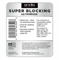 Andis Super Blocking Blade Ultraedge 64340 - Clippers & Shears -Livestock Online Store e49896c0e8a56dc5b45dbd05f3272b48185039ec 13810117 3