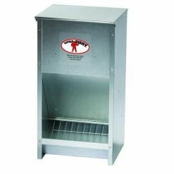 Miller MFG Galvanized High Capacity Poultry Feeder - 171267 - Livestock Supplies