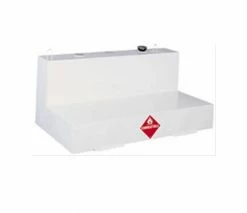 Delta 103 Gallon L-Shaped Steel Liquid Transfer Tank, White - 480000 - Livestock Equipment