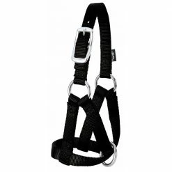 Weaver Leather Livestock Goat Halter - Black - 3/4 Inch Small - 35-7100-BK - Goat Halters & Accessories
