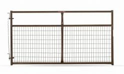 Tarter Watchman Wire Mesh Square Corner Gate, Brown, 8' - WFGBRSC8 - Gates & Corrals