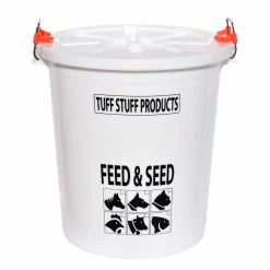 Tuff Stuff Heavy Duty Feed & Seed Storage with Lid, 17 Gallon/80 lb. - FS17 - Livestock Supplies