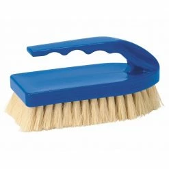 Weaver Leather Livestock Pig Brush with Blue Handle - 69-6018-BL - Grooming Tools