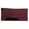 Weaver Leather Synthetic Canvas Work Saddle Pad – fleece Liner - Wine - 35-1665-WI - Saddle Pads