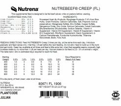 Nutrena NutreBeef Starter Creep Calf Feed, 50 lb. Bag - Cattle Feed