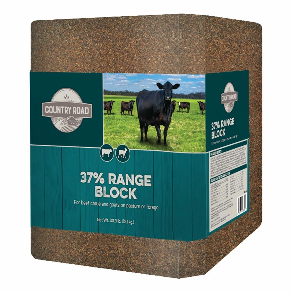 Country Road 37% Range Cattle Block, 33 lb. Block - Mineral 4 Country Road 37% Range Cattle Block, 33 lb. Block - Mineral - Image 2