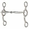 Weaver Leather All Purpose Bit with 5 Inch Sweet Iron Smooth Snaffle Mouth - CA-1888 - Bits & Curb Straps